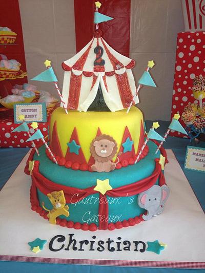 Circus birthday - Cake by jgaut11
