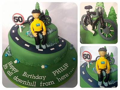 Over the Hill? - Cake by Jan