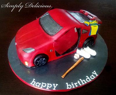 350Z Car  - Cake by Simply Delicious Cakery