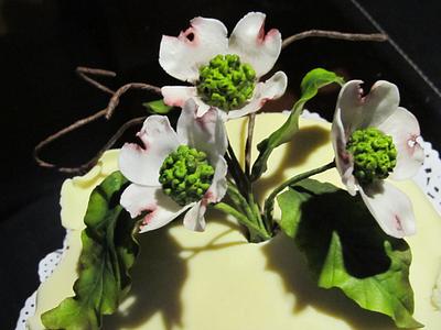 Little cheesecake with flowers - Cake by Nancy Petitfour