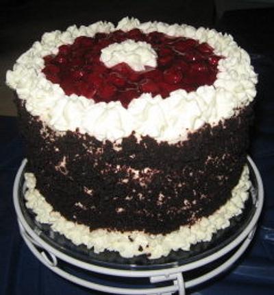 Black Forest Groom's Cake - Cake by Deborahanne