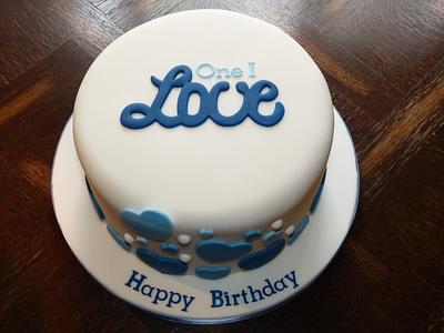 One I Love - Cake by Angel Cake Design