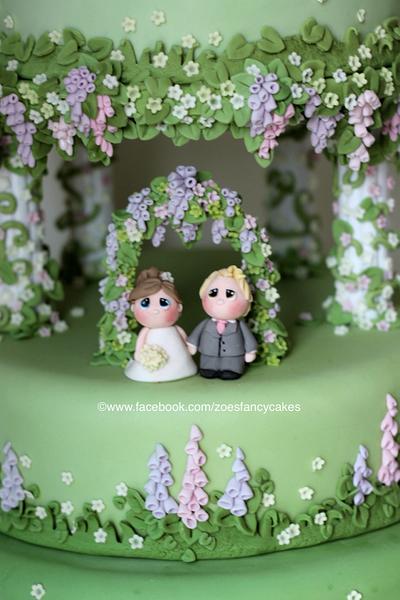Country garden wedding cake - Cake by Zoe's Fancy Cakes