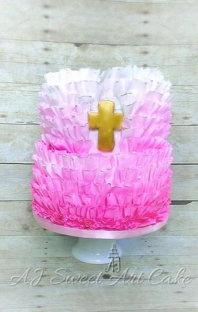 Baptism cake  - Cake by AGNES JOHN