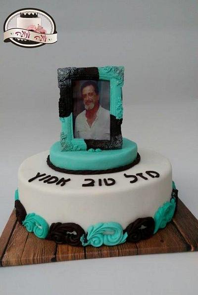 man decorated birthday cake - Cake by michal katz