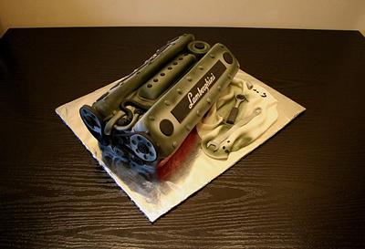 Car Motor  - Cake by Rozy