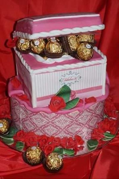 Chocolate box cake - Cake by femmebrulee