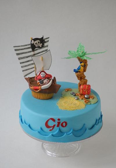 Pirate cake - Cake by Cakes by Jantine