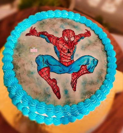 Spider Man - Cake by Arti trivedi