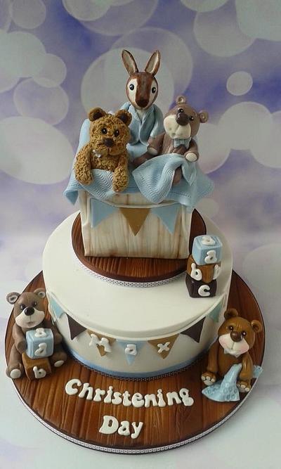 Toy box christening cake - Cake by Jenny Dowd
