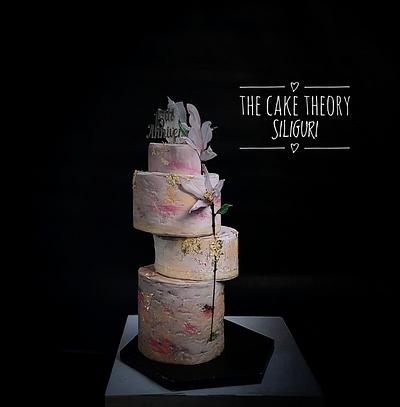 Structural wedding /engagement Cake  - Cake by Rakhee Mitruka
