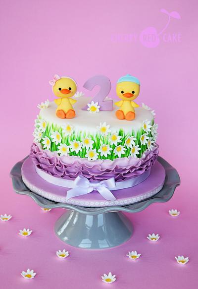 Two little ducks - Cake by Cherry Red Cake