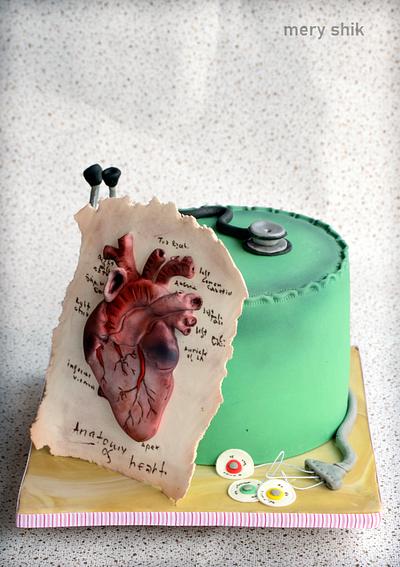 Cardiology themed cake - Cake by Maria Schick