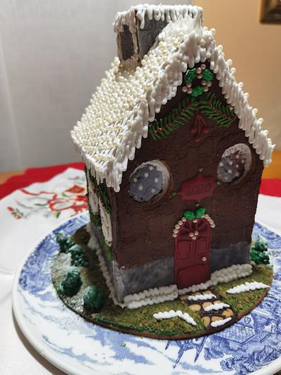 Gingerbread mountain house  - Cake by Manuela 