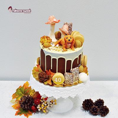 Autumn drip cake - Cake by Naike Lanza