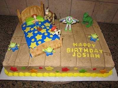 Toy Story featuring Andy's room - Cake by vkylyn