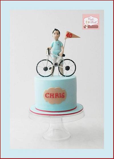 Cake for a cycling enthusiast  - Cake by Cakewalkuae