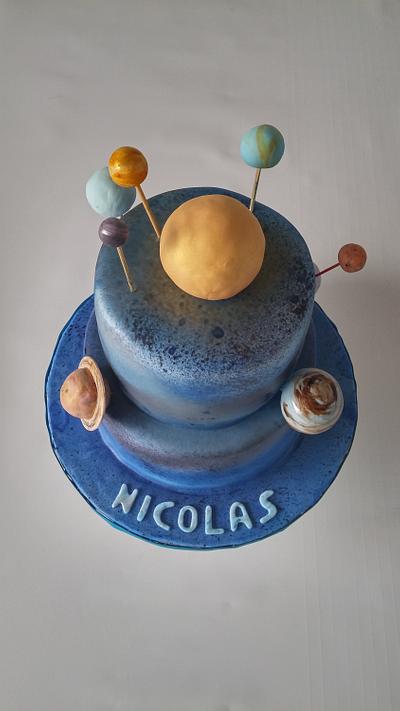 Planets cake - Cake by cakeSophia