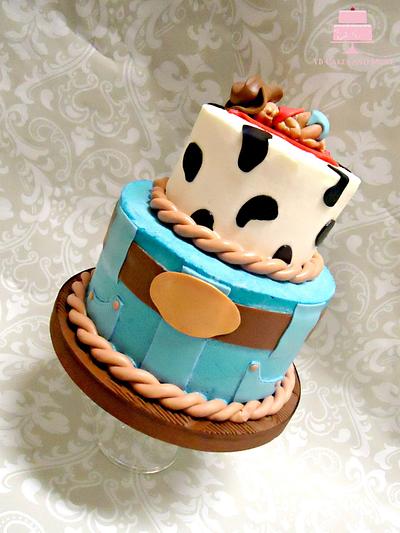 Western Baby Shower Cake - Cake by YB Cakes and More