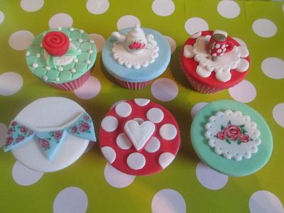 Cath kidston inspired cupcakes - Cake by kelly