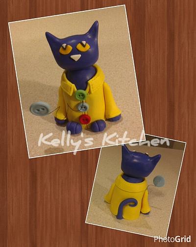 Pete the cat cake topper - Cake by Kelly Stevens