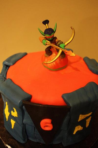 Skylander Birthday Cake - Cake by Pam and Nina's Crafty Cakes