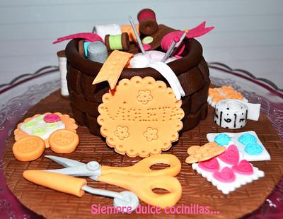Sewing Cake - Cake by Siempre dulce cocinillas