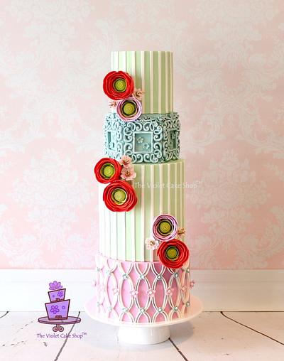 Twist on SHABBY CHIC for ACD Magazine's January Trends Issue - Cake by Violet - The Violet Cake Shop™