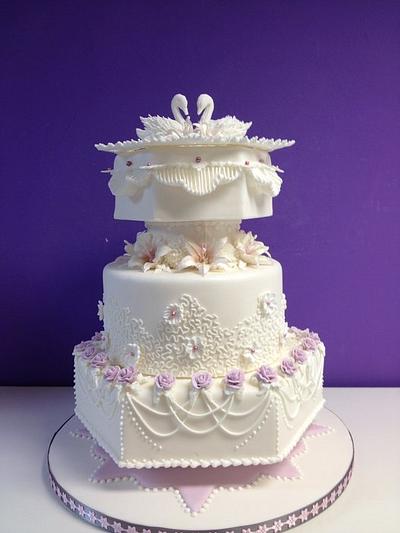 Wedding cake royal icing - Cake by Pauliens Taarten