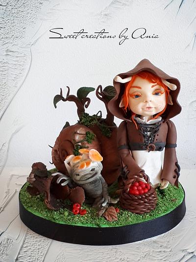  girl snail - miniature - Cake by Ania - Sweet creations by Ania