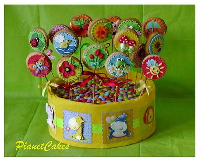 Cookie pops - Cake by Planet Cakes