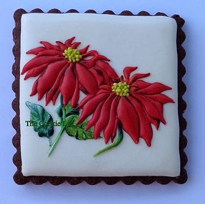 A Christmas Flower! Poisenttia.  - Cake by The Cookie Lab  by Marta Torres