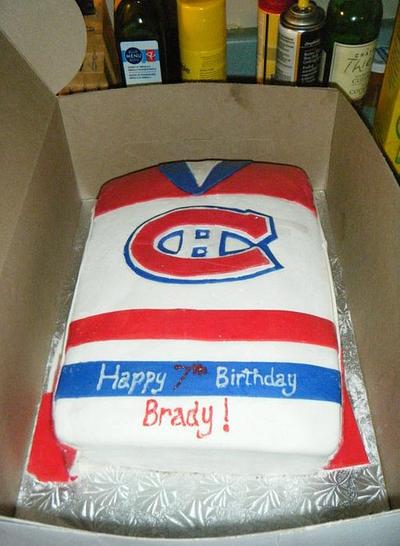 hockey birthday - Cake by Valley Kool Cakes (well half of it~Tara)