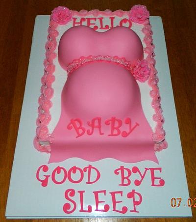 Belly cake (PINK) - Cake by Maureen