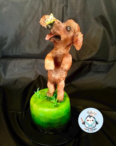 Little Tobby - Year of Dog Challenge - Cake by DixieDelight by Lusie Lioe