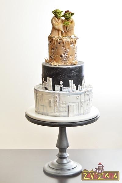 Star Wars Wedding Cake - Cake by Nasa Mala Zavrzlama