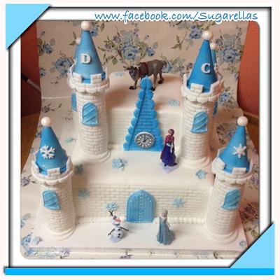 Frozen Castle Cake - Cake by Amanda