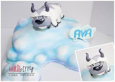 Appa the flying bison  - Cake by Wildberry Cake Studio