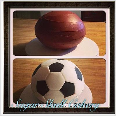 Soccer Ball Cake - Cake by Shey Jimenez