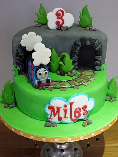 Thomas The Tank Engine - Cake by Scrummy Mummy's Cakes