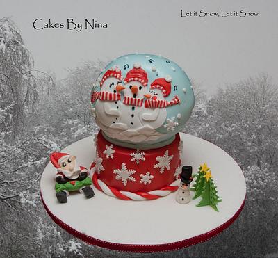 Let it Snow Let It Snow - Cake by Cakes by Nina Camberley