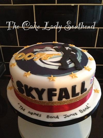 James Bond  - Cake by Gwendoline Rose Bakes