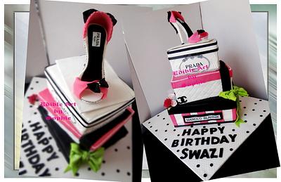 These Shoes are meant for eating ;) - Cake by sophia haniff