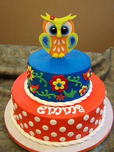Owl Cake - Cake by Theresa