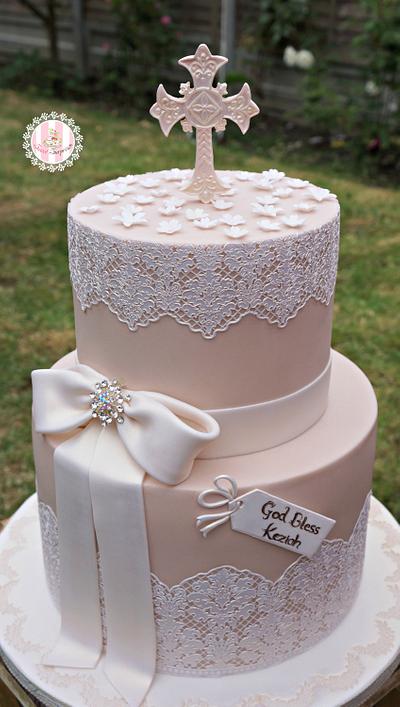 Communion Cake for Kez - Cake by Sweet Surprizes 