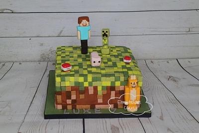 Minecraft - Cake by Ermintrude's cakes