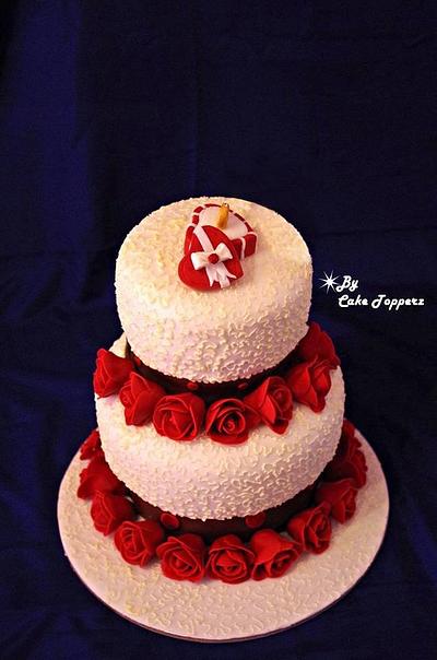 Engagement cake - Cake by Tasnuta Cake Artistry ( TASNUTA ALAM)