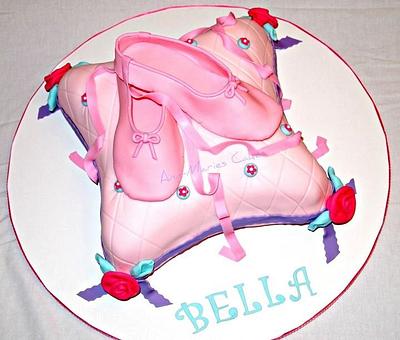 Ballerina Pillow - Cake by Ann-Marie Youngblood