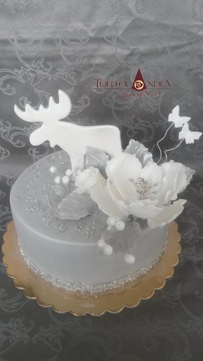Elegant Christmas cake - Cake by Tortolandia