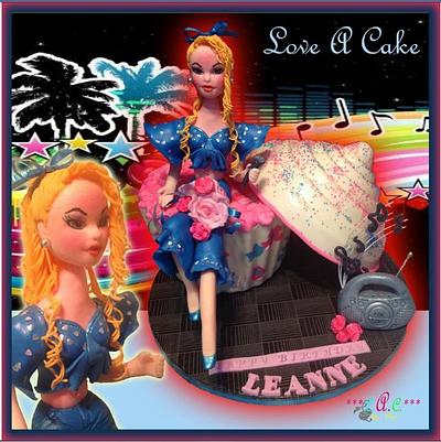 Barbie Diva-themed Giant Birthday Cupcake Surprise - Cake by genzLoveACake